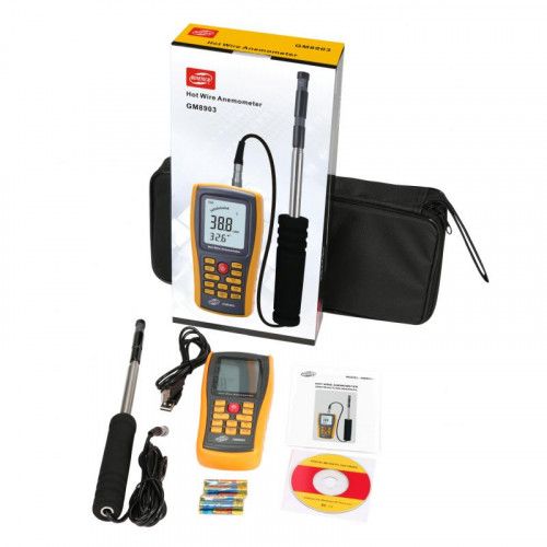 PRECYZYJNY ANEMOMETR HOT WIRE GM8903 zdjęcie 3