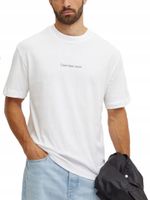T-shirt męski okrągły dekolt Calvin Klein Jeans rozmiar S