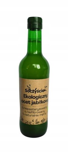 Soczysty ekologiczny ocet jabłkowy 500ml na Arena.pl