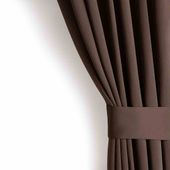 CURT/AH/BLACKOUT/PLEAT/D.BROWN/N/140X245/1PC