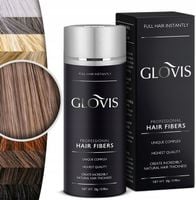 Włókna GLOVIS 28g Ciemny Blond Dark Blond Mikrowłókna do Włosów Zagęszczeni