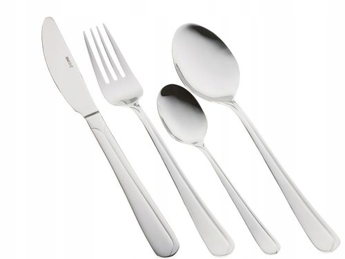 ZESTAW SZTUĆCE KOMPLET WALIZKA SREBRNE 72 KINGHOFF na Arena.pl