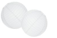 dekoracyjny lampion papierowy biały 40cm. ngy02034 1754376
