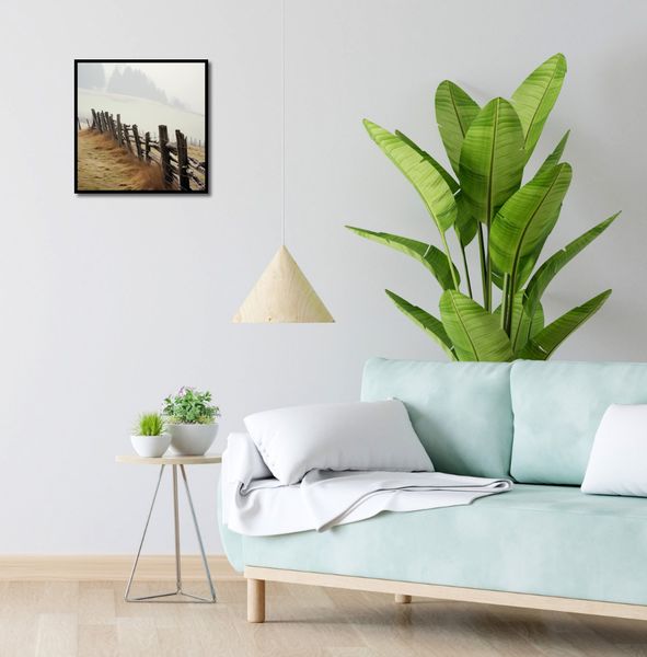 Plakat 40x40cm Spowity Mgłą zdjęcie 4