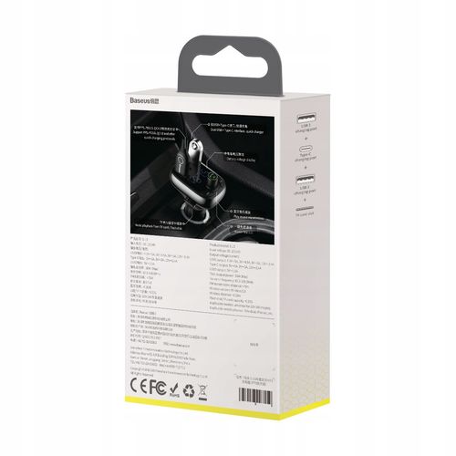 Transmiter FM BASEUS T Typed Bluetooth na Arena.pl