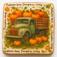 CIASTKO LUKROWANE BIG STOCK PUMPKIN ROZ.XL POZION RĘCZNIE ROBIONE