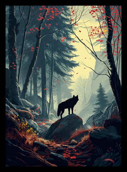 Plakat 20,5x28,4cm Leśne Echa zdjęcie 2