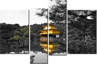 130CM 85 OBRAZ 4 ELEM DOM BONZAI MITH HUANG ŚCIENNY