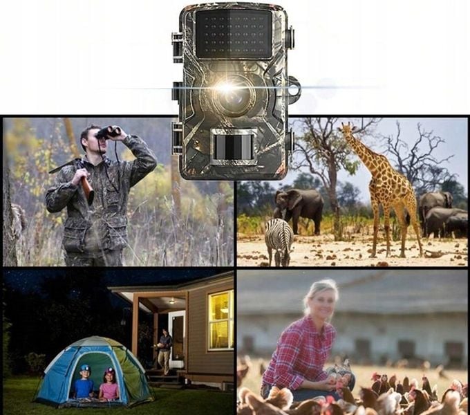 FOTOPUŁAPKA KAMERA LEŚNA MYŚLIWSKA FULL HD POLSKIE MENU TRYB NOCNY zdjęcie 11