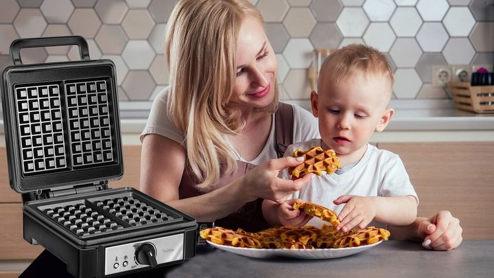 Gofrownica MPM MGO-24 1400W DUŻA MOC + gratis proszek do gofrów 0,5kg zdjęcie 10