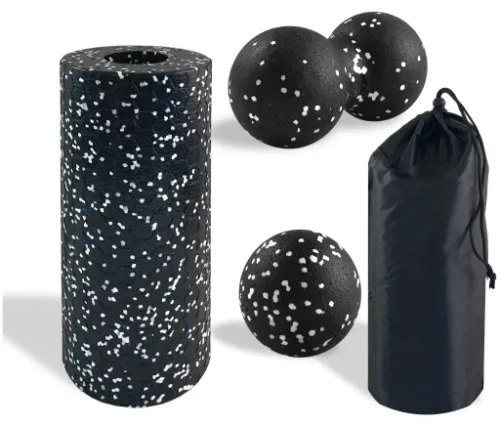 Walek do masazu plecow roler gładki fitness Zestaw na Arena.pl