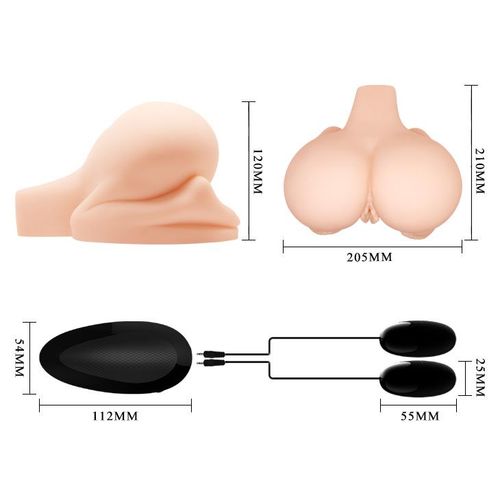 Masturbator Wibrujący Podwójny Analny Waginalny na Arena.pl