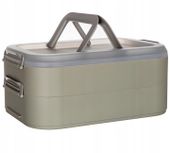 BANQUET DUŻY PODWÓJNY POJEMNIK NA CIASTO WYPIEKI KANAPKI ŻYWNOŚĆ PARTY BOX