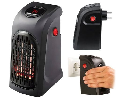 GRZEJNIK ELEKTRYCZNY MINI FARELKA TERMOWENTYLATOR DO GNIAZDKA na Arena.pl