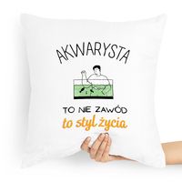 Prezent Poduszka Dla Akwarysty Akwariarza Z Nadrukiem Ze Zdjęciem