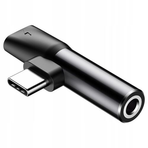 BASEUS ADAPTER PRZEJŚCIÓWKA AUDIO USB-C 1A TYP-C - MINI JACK 3.5MM AUX na Arena.pl