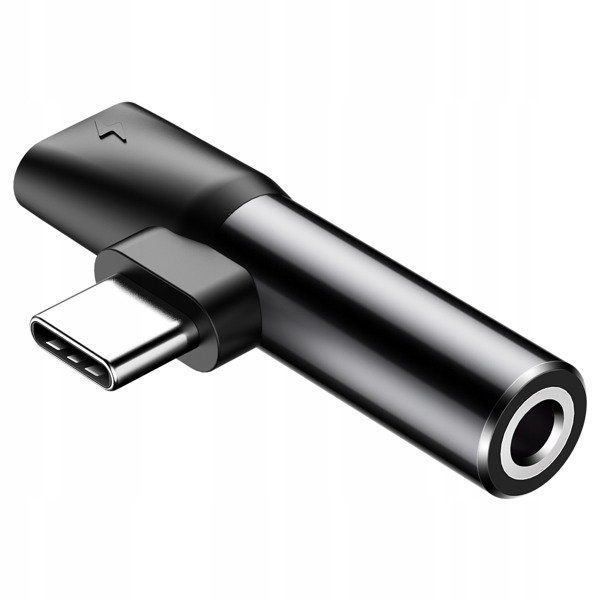 BASEUS ADAPTER PRZEJŚCIÓWKA AUDIO USB-C 1A TYP-C - MINI JACK 3.5MM AUX zdjęcie 1