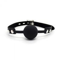 knebel ball gag + block (nero)
