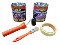 Klej Professional do PVC PU312 600 g x 2 puszki +wałek+pędzel+taśma