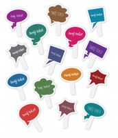 Tabliczki do fotek 15 sztuk idealne do foto ramki