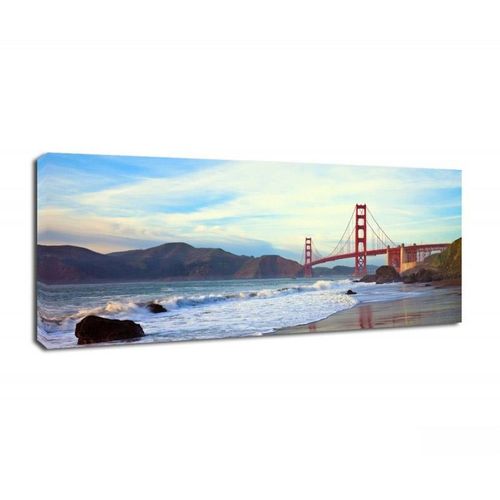 Obraz na płótnie - Canvas, Golden Gate Bridge 100x40 na Arena.pl