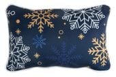 Poszewka Carol 30x45 cm granat welwet świąteczna poliester