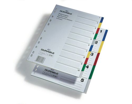 Durable Przekładki PP A4 5-kolorowy na Arena.pl