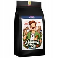 Kawa ziarnista Mamma Mia 1kg Świeżo Palona - 100% Arabica - Italy Blend