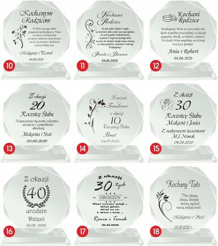 PREZENT PAMIĄTKA URODZINY 1-99 LAT ROCZNICA ŚLUBU na Arena.pl