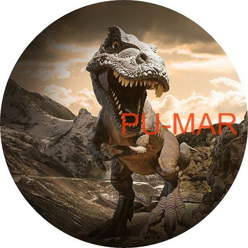 Opłatek na tort Urodziny Dinozaur Dinozaury Drapieżnik Postać Tekst Gratis na Arena.pl