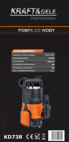 POMPA DO WODY 1450W KD738 na Arena.pl