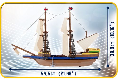 Cobi Klocki COBI Smithsonian Statek Mayflower na Arena.pl
