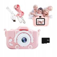Aparat fotograficzny dla dzieci różowy kot