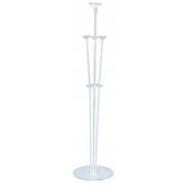 Stojak na balony stelaż biały bukiet 70CM 7balonów