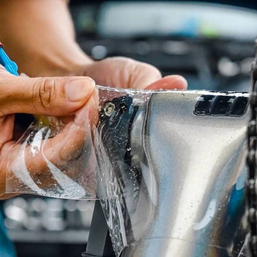 Folia Ochronna Na Rower 5cmx5M Taśma PPF Bezbarwna Samoprzylepna Na Rame na Arena.pl