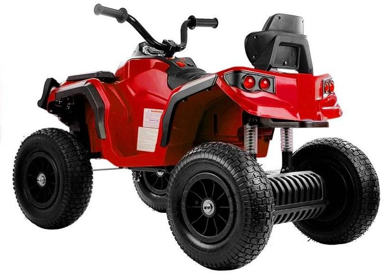 Quad na Akumulator BDM0906 Pompowane Koła Czerwony zdjęcie 4