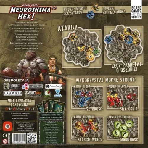 Neuroshima HEX edycja 3.0 PL - gra strategiczna na Arena.pl