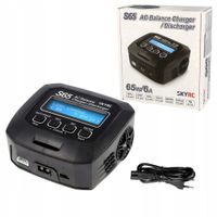 Ładowarka WIELOFUNKCYJNA modelarska 65W 6A przyłącze XT60 wyświetlacz SKYRC