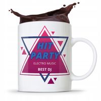 Dla Dja Muzyka Kubek Hit Party Best Dj Prezent Z Nadrukiem Ze Zdjęciem