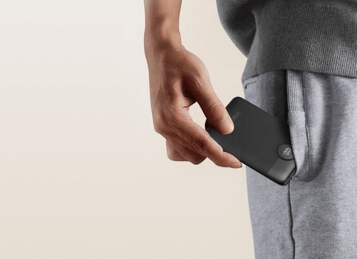 Powerbank VEGER C11 10000 mAh wbudowane kable Lightning USB C mały lekki zdjęcie 10