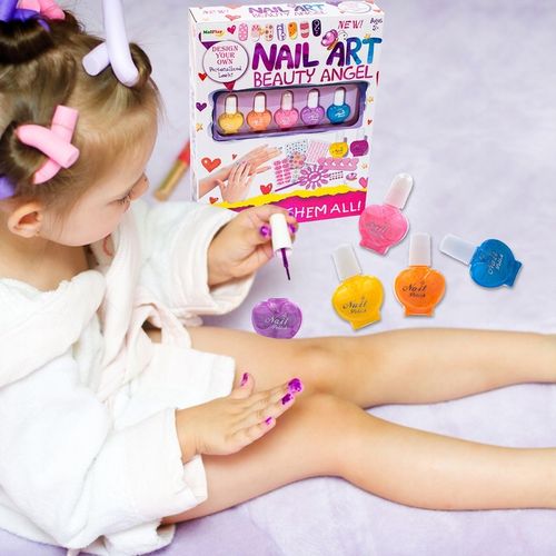 ZESTAW DO PIELĘGNACJI STUDIO SALON PAZNOKCI LAKIER DLA DZIECI DZIEWCZYNKI na Arena.pl