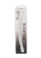 podwójne dildo przezroczyste realrock 42 cm
