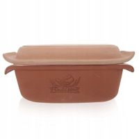 Forma do pieczenia chleba Orion ceramiczna z pokrywką 33x16 cm