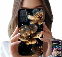 ETUI DO MOTOROLA MOTO E22 / E22I - PIĘKNE WZORY KWIATÓW, PLECKI, FUTERAŁ