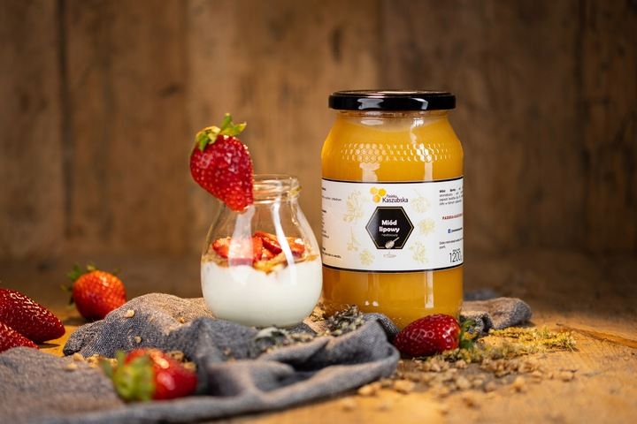 MIÓD LIPOWY - 1,2KG - PASIEKA KASZUBSKA zdjęcie 10