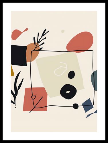 Plakat 67,5x95cm Abstrakcyjny Dialog na Arena.pl