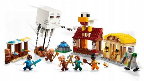 21273 - lego minecraft - atak balonowego ghasta na wioskę na Arena.pl