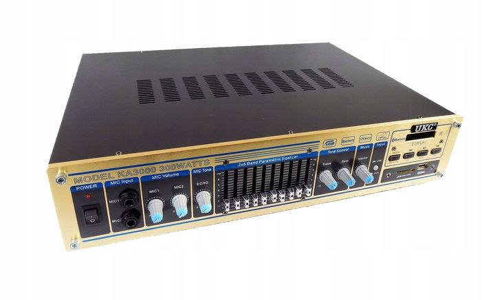 KOLUMNY ESTRADOWE 600W WZMACNIACZ 300W BLUETOOTH zdjęcie 3