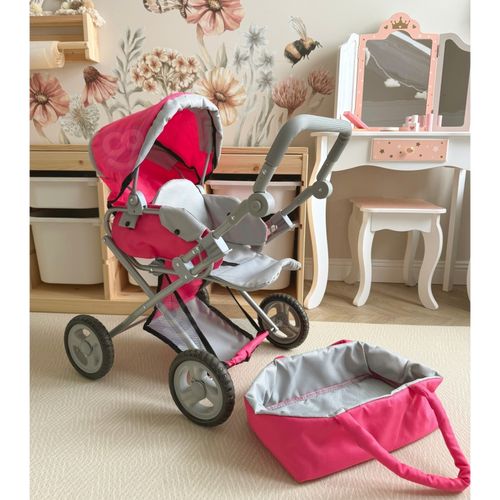 WOOPIE ROYAL Wózek dla Lalek 4w1 Nosidełko Regulacja na Arena.pl