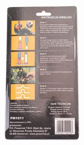 Sekator SZCZEPIENIA Roślin Krzewów Drzew Taśma zdjęcie 12